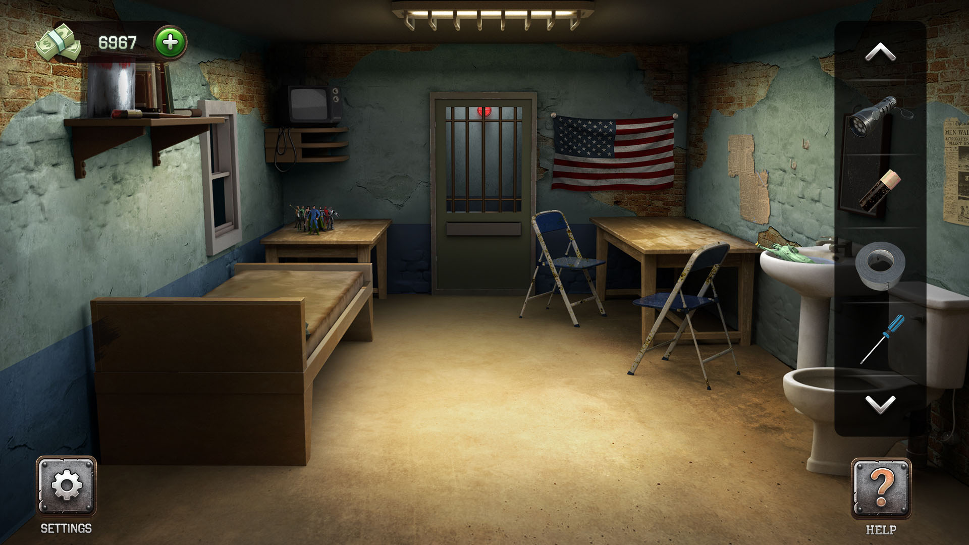 Скачать 100 Doors - Escape from Prison: Android Поиск предметов игра на телефон и планшет.