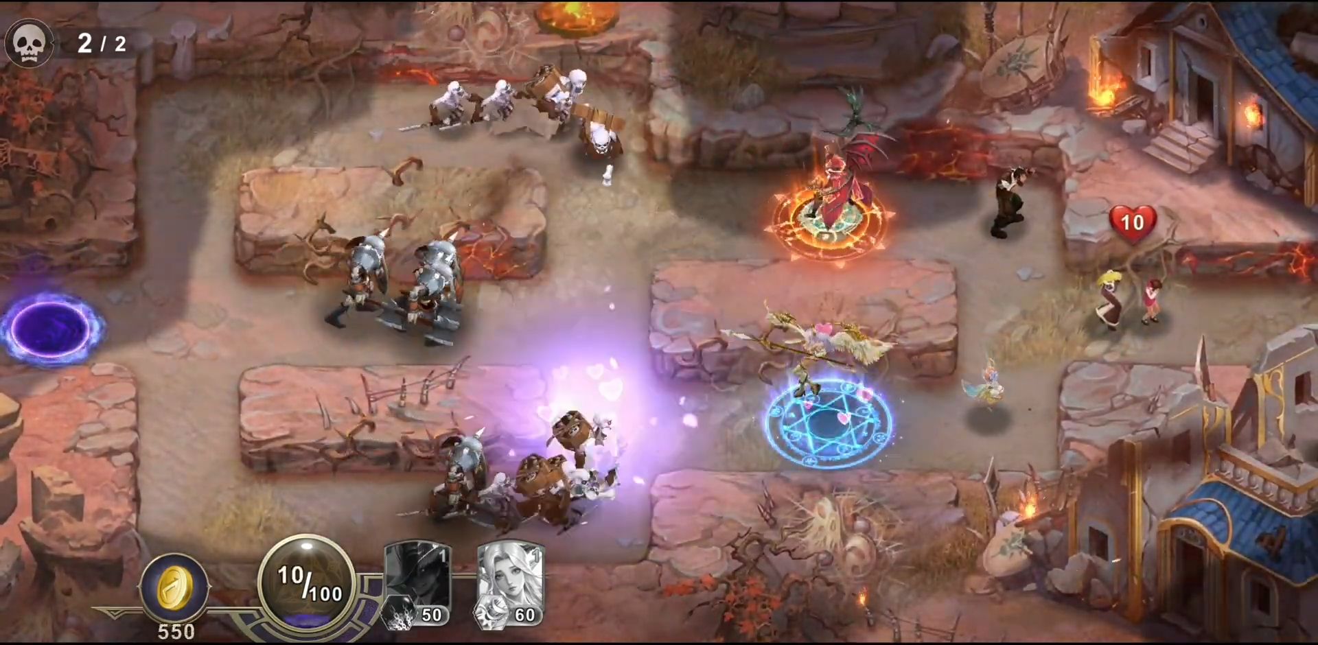 Скачать Ace Defender: War of Dragon Slayer: Android Стратегические RPG игра на телефон и планшет.