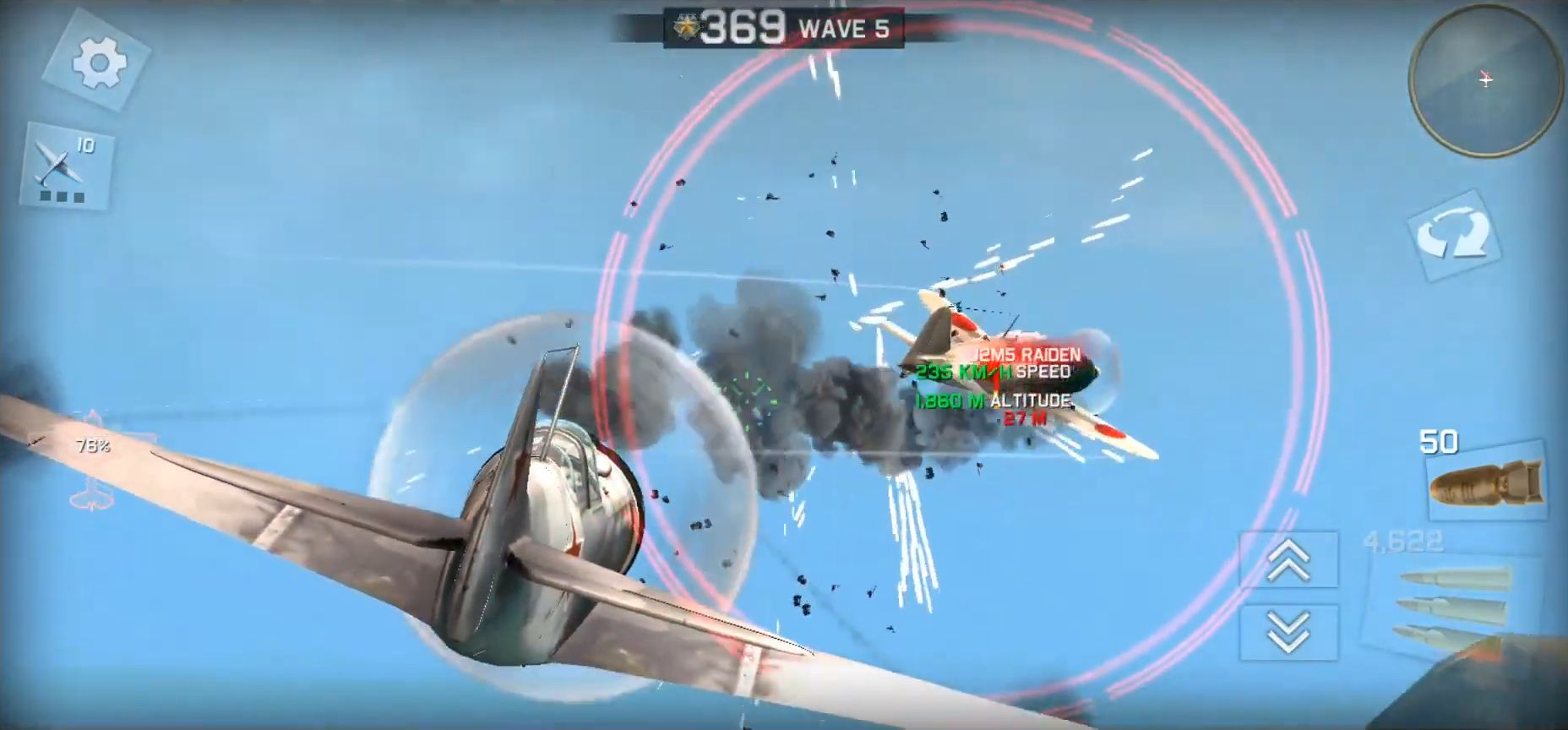Скачать Ace Squadron: WWII Conflicts: Android Самолеты игра на телефон и планшет.