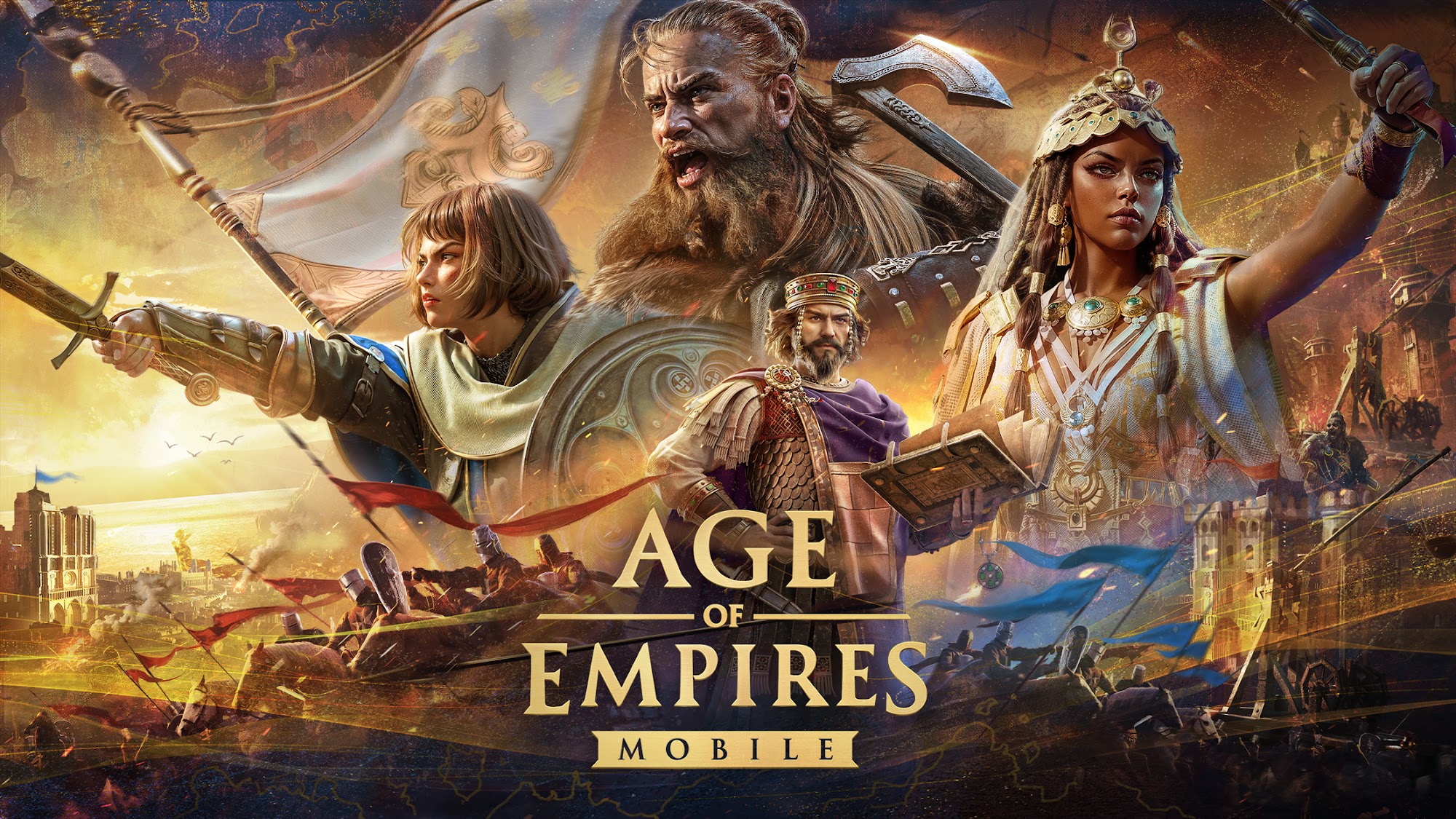 Скачать Age of Empires Mobile: Android Исторические игра на телефон и планшет.