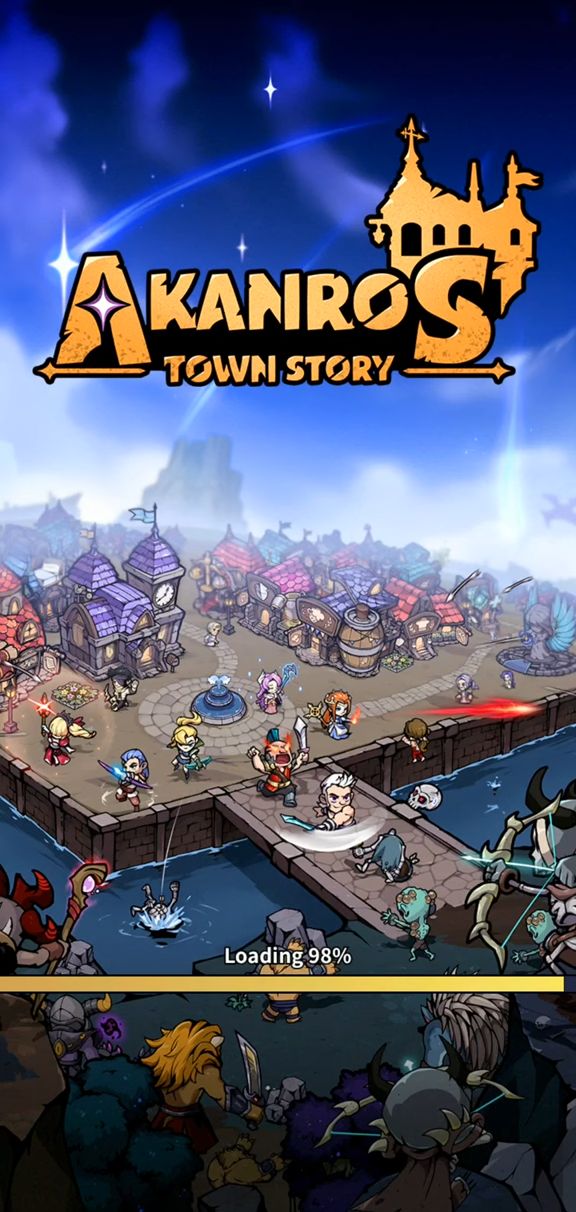 Скачать Akanros Town Story: Android Строительство игра на телефон и планшет.