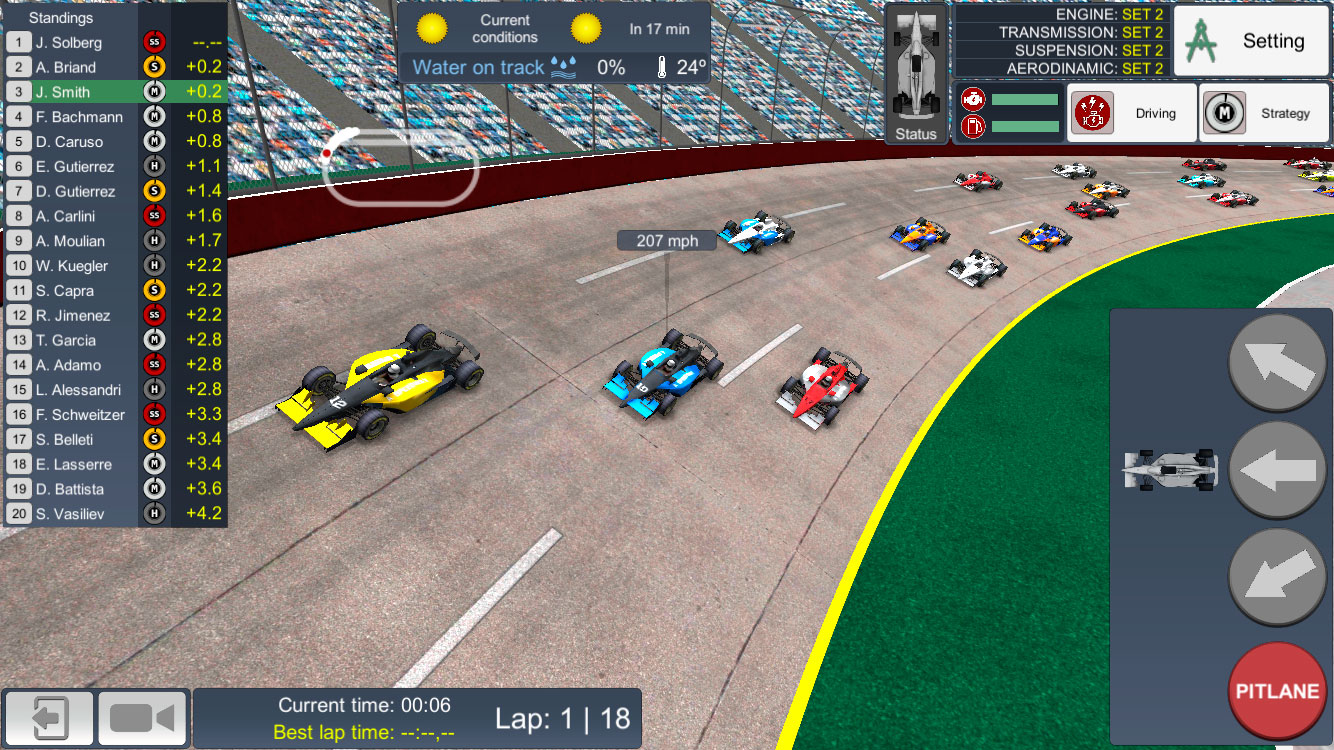 Скачать American Speedway Manager: Android Менеджеры игра на телефон и планшет.