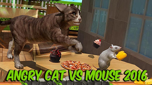 Скачать Angry cat vs. mouse 2016: Android Животные игра на телефон и планшет.