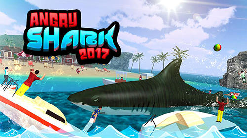 Скачать Angry shark 2017: Simulator game: Android Животные игра на телефон и планшет.