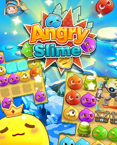 Скачать Angry slime: New original match 3: Android Три в ряд игра на телефон и планшет.