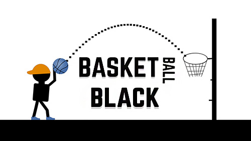 Скачать Basketball black: Android Тайм киллеры игра на телефон и планшет.