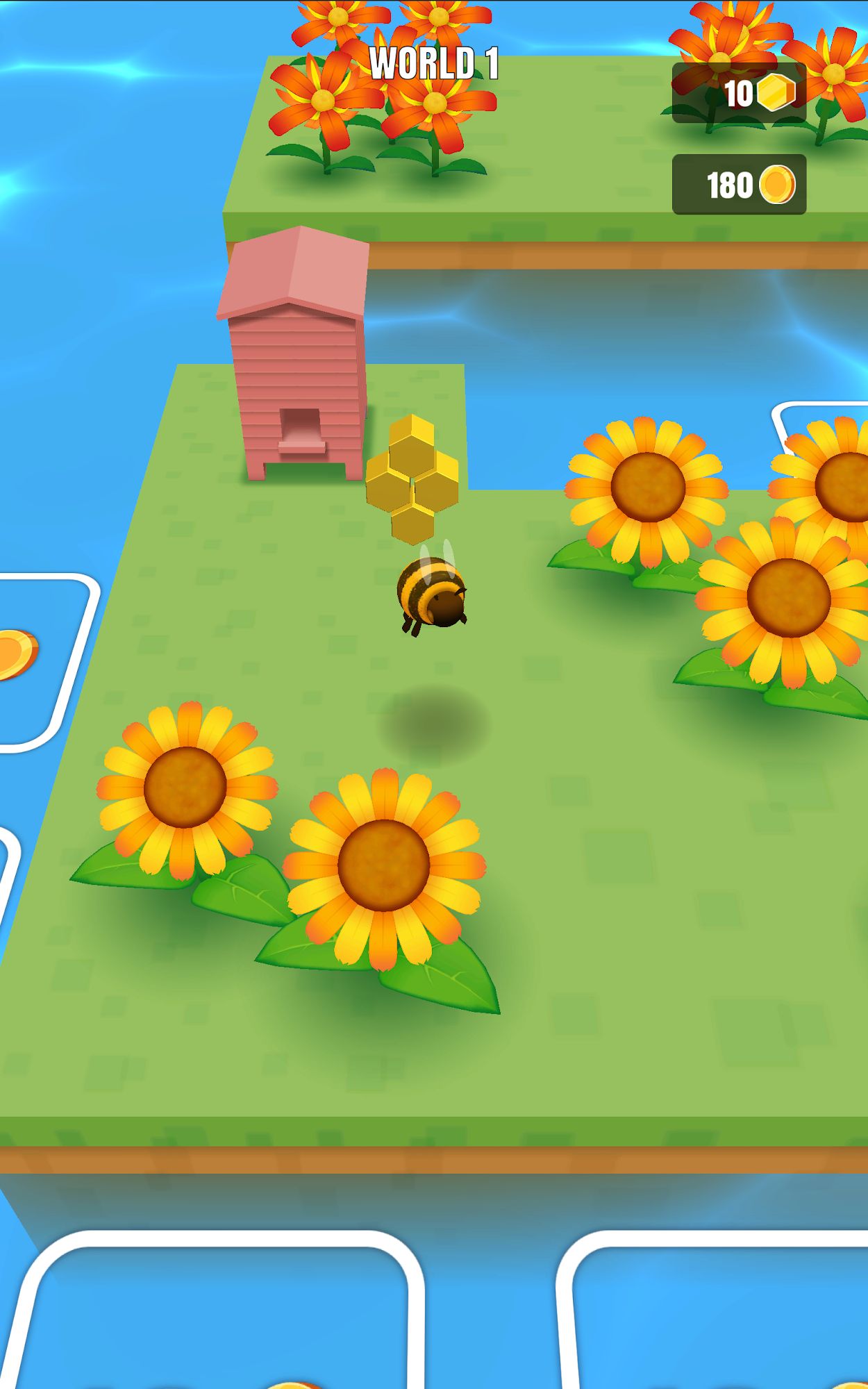 Скачать Bee Land - Relaxing Simulator: Android Простые игра на телефон и планшет.
