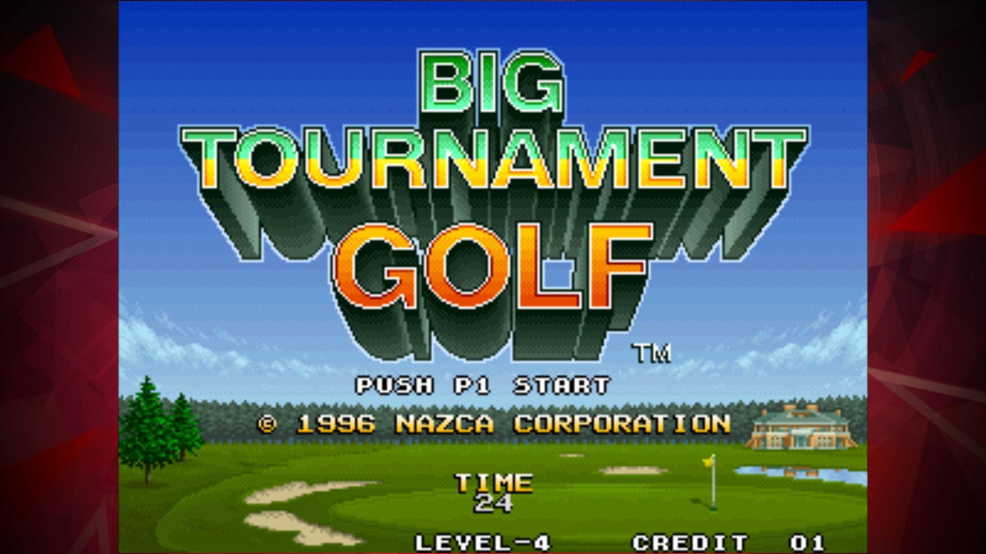 Скачать BIG TOURNAMENT GOLF ACA NEOGEO: Android Пиксельные игра на телефон и планшет.