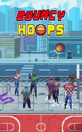Скачать Bouncy hoops: Android Пиксельные игра на телефон и планшет.
