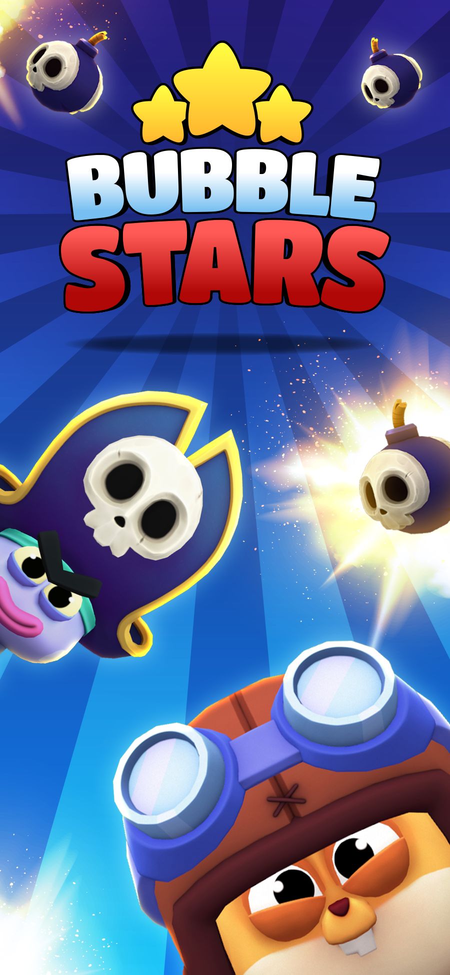 Скачать Bubble Stars: Android Пузыри игра на телефон и планшет.