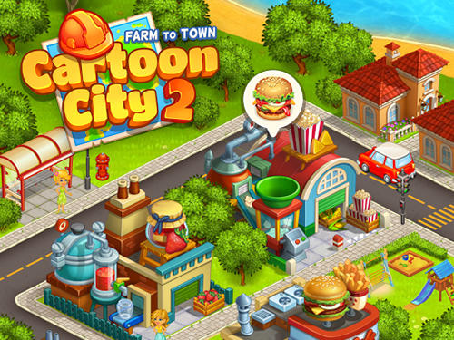 Скачать Cartoon city 2: Farm to town: Android Менеджер игра на телефон и планшет.