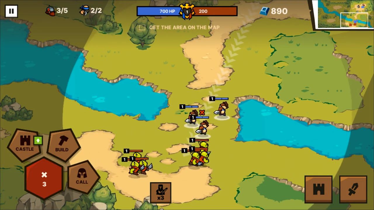 Скачать Castlelands - real-time classic RTS strategy game: Android Стратегии игра на телефон и планшет.