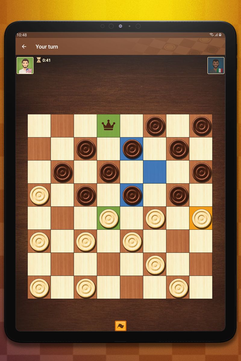 Скачать Checkers Online: Android Настольные игра на телефон и планшет.