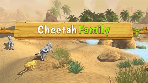 Скачать Cheetah family sim: Android Животные игра на телефон и планшет.