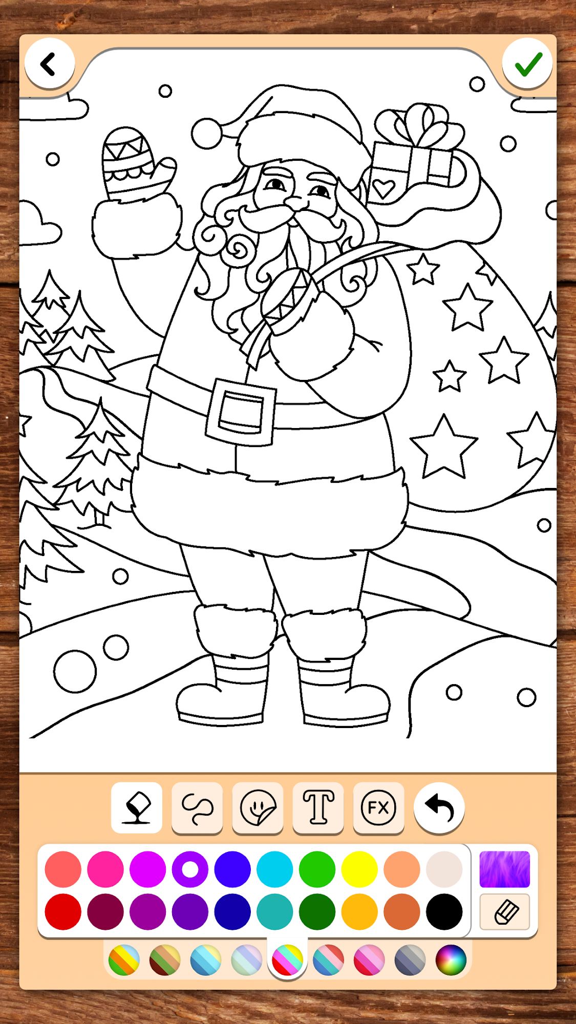 Скачать Christmas Coloring: Android Праздники игра на телефон и планшет.