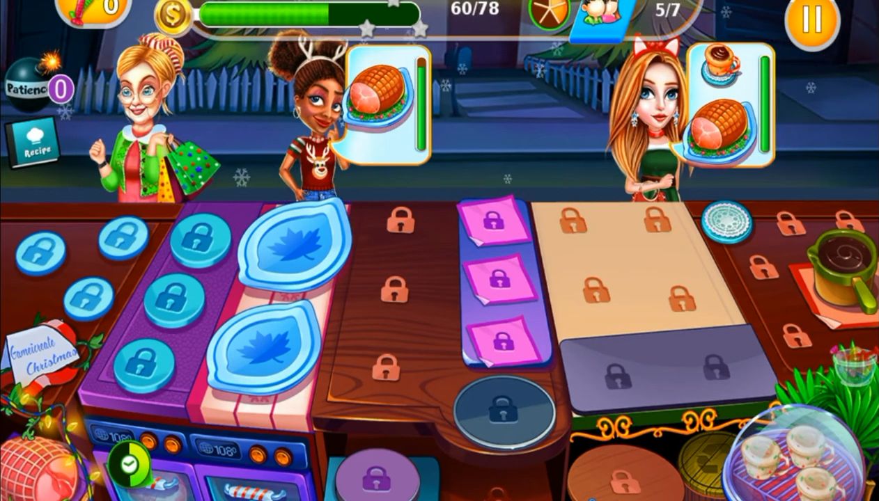 Скачать Christmas Fever : Cooking Game: Android Кулинарные игра на телефон и планшет.