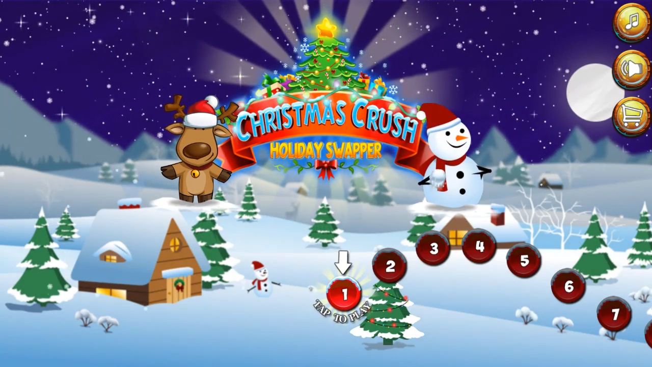 Скачать Christmas Holiday Crush Games: Android Праздники игра на телефон и планшет.