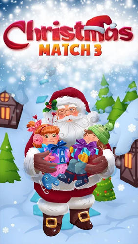 Скачать Christmas match 3: Puzzle game: Android Праздники игра на телефон и планшет.
