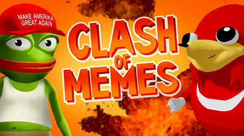 Скачать Clash of memes: A brawl royale: Android Прикольные игра на телефон и планшет.