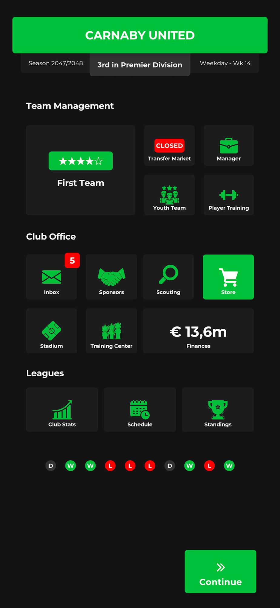 Скачать Club Boss - Football Game: Android Футбол игра на телефон и планшет.