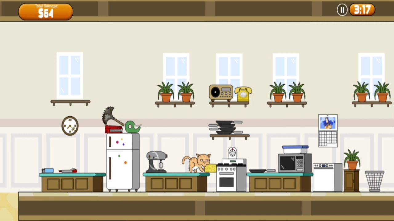 Скачать Clumsy Cat: Android Платформер игра на телефон и планшет.