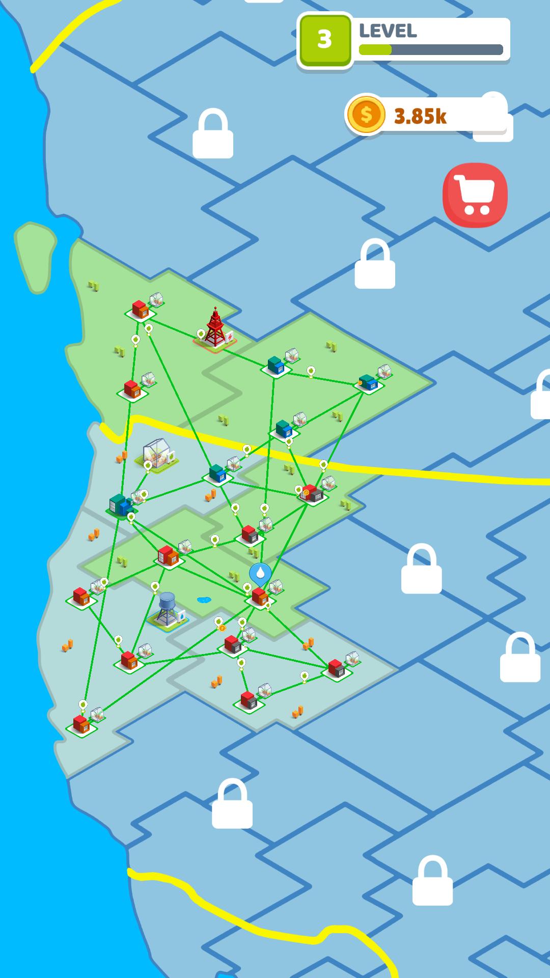Скачать Connect Map: Android Головоломки игра на телефон и планшет.