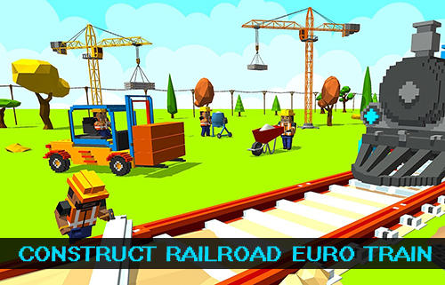 Скачать Construct railroad euro train: Android Пиксельные игра на телефон и планшет.