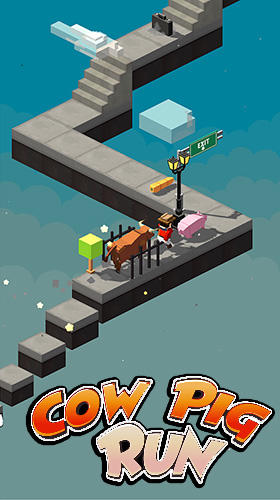 Скачать Cow pig run: Android Тайм киллеры игра на телефон и планшет.