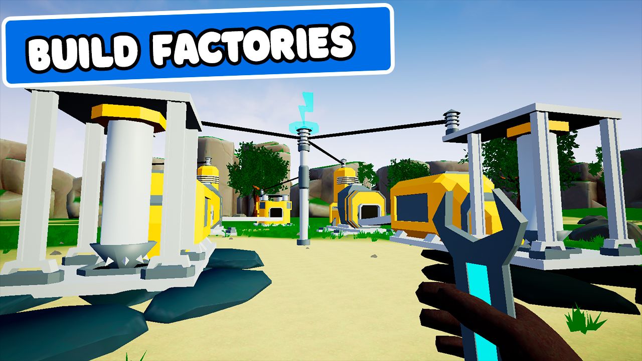 Скачать Craft Factory Simulator 3d: Android Строительство игра на телефон и планшет.