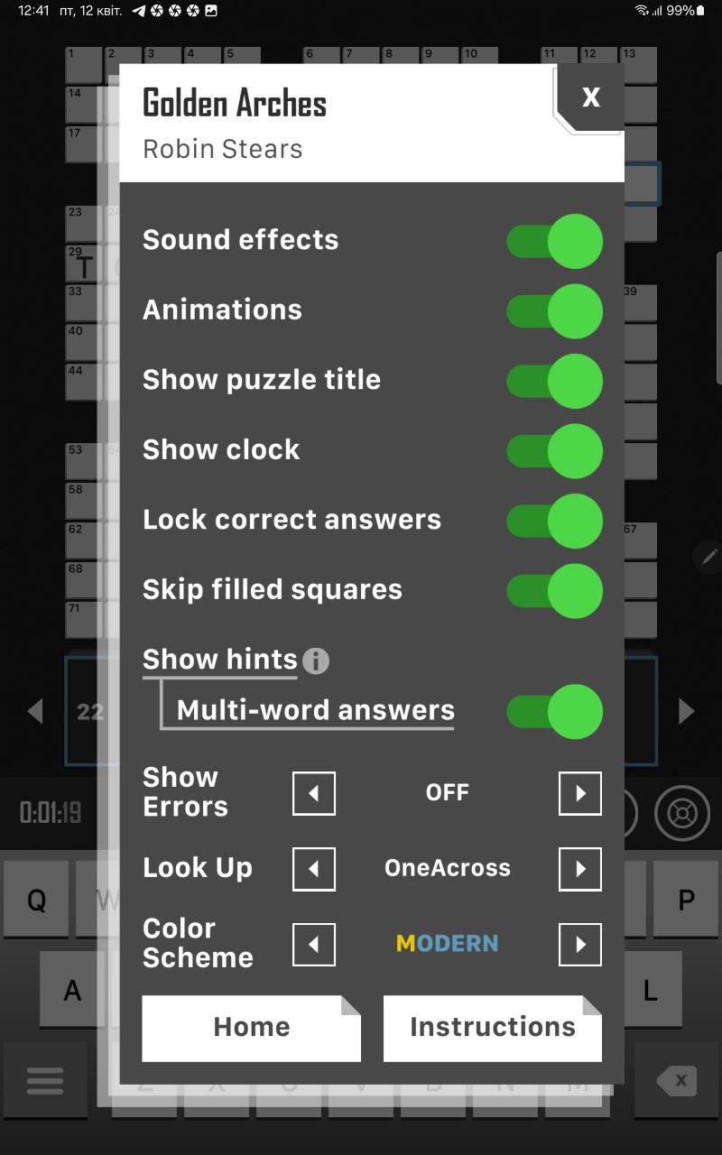 Скачать Crossword Puzzle Redstone: Android Без интернета игра на телефон и планшет.
