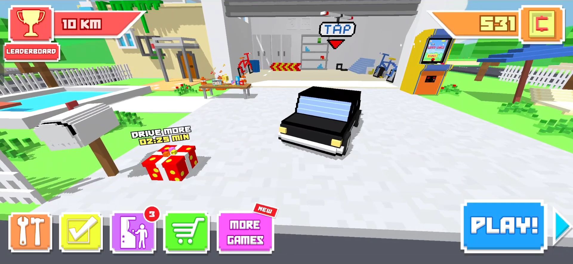 Скачать Crossy Brakes: Blocky Road Fun: Android Гонки на шоссе игра на телефон и планшет.