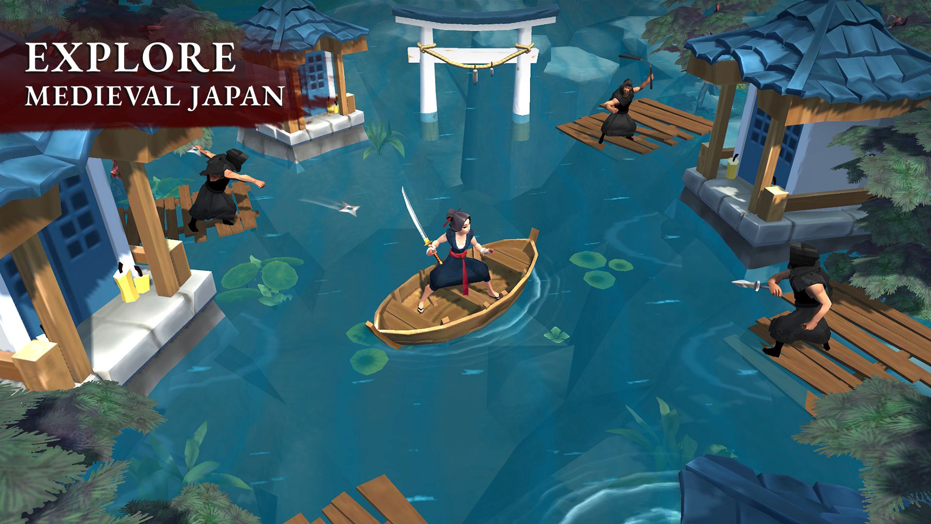 Скачать Daisho: Survival of a Samurai: Android С открытым миром игра на телефон и планшет.