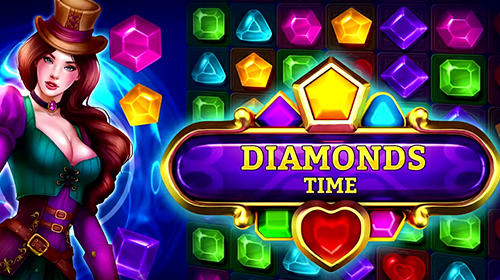 Скачать Diamonds time: Mystery story match 3 game: Android Три в ряд игра на телефон и планшет.