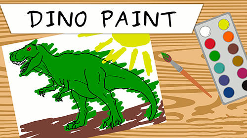 Скачать Dino paint: Android Для детей игра на телефон и планшет.