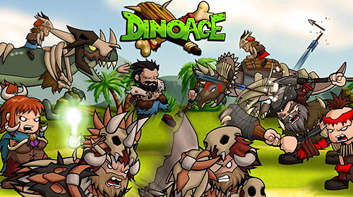Скачать Dinoage: Prehistoric caveman and dinosaur strategy!: Android Стратегии в реальном времени игра на телефон и планшет.