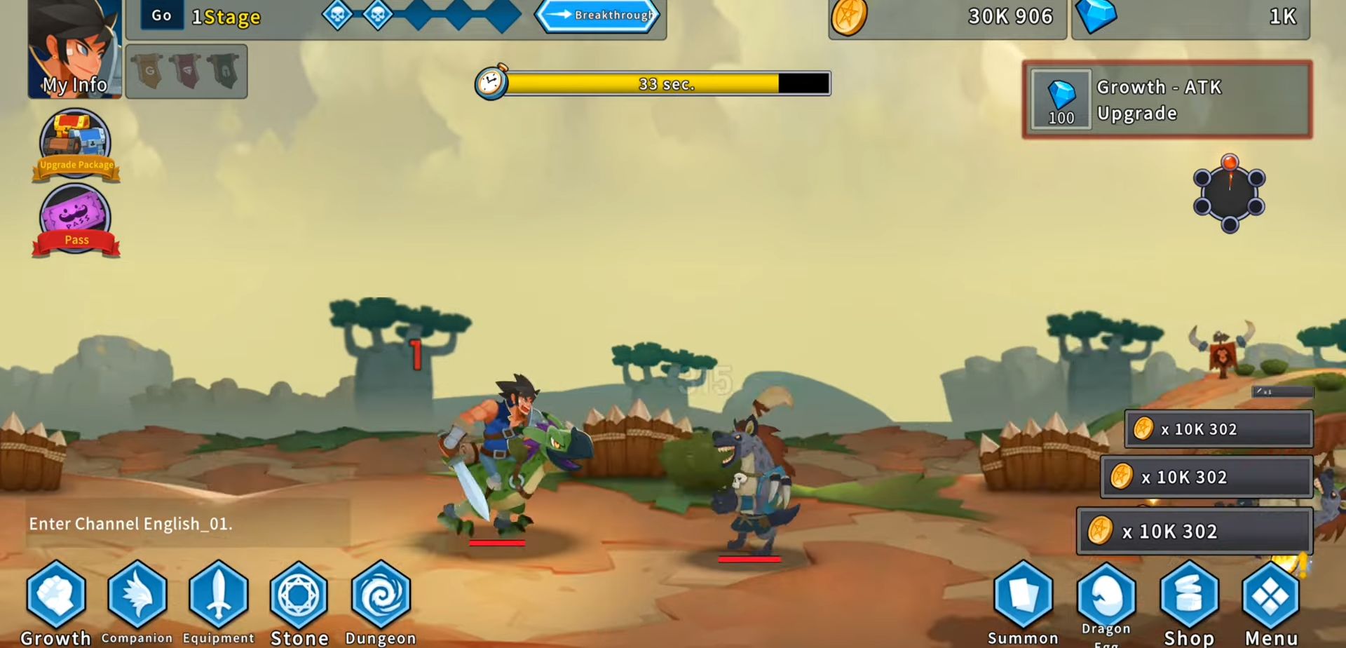Скачать Dragon Knights Idle: Android Кликеры игра на телефон и планшет.