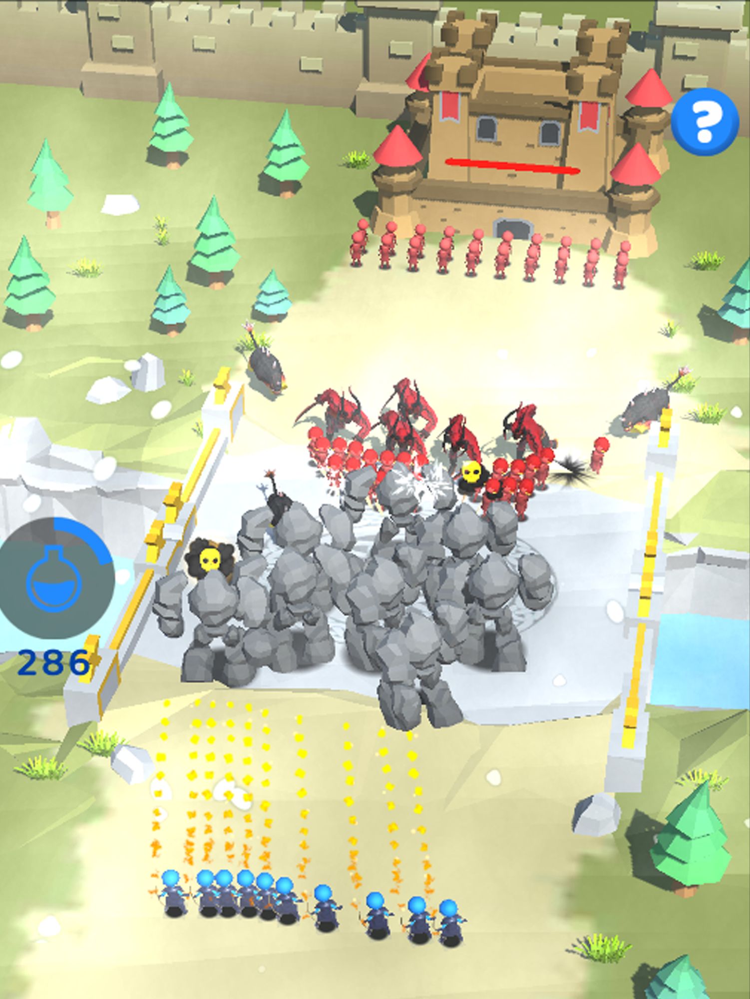 Скачать Draw Castle War: Android RTS игра на телефон и планшет.
