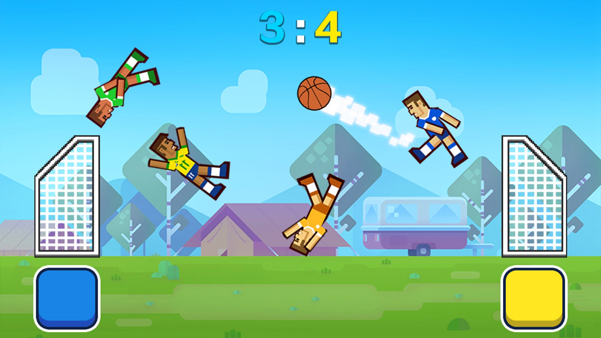Скачать Droll Soccer: Android Пиксельные игра на телефон и планшет.