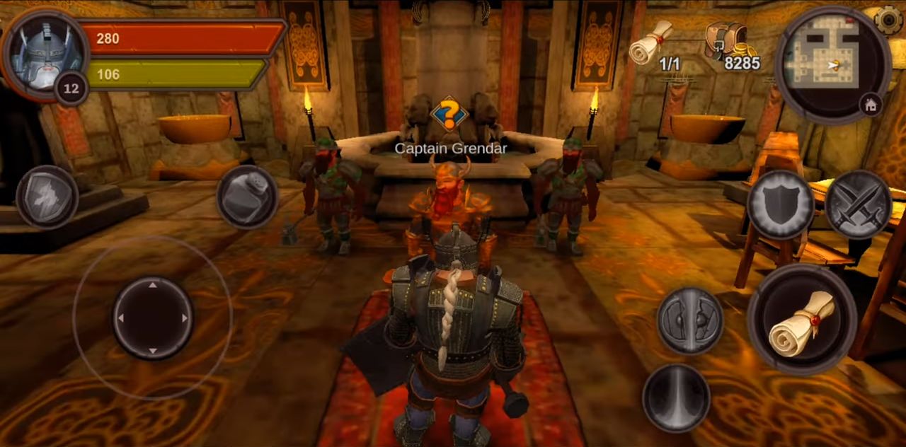 Скачать Dungeon Ward - rpg offline: Android Бродилки (Action) игра на телефон и планшет.