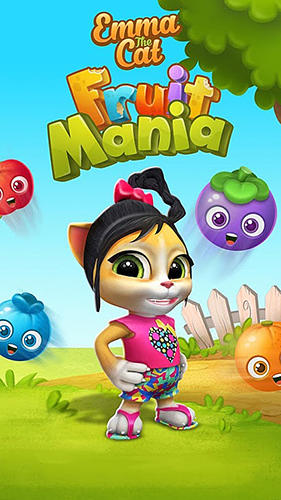 Скачать Emma the cat: Fruit mania: Android Три в ряд игра на телефон и планшет.