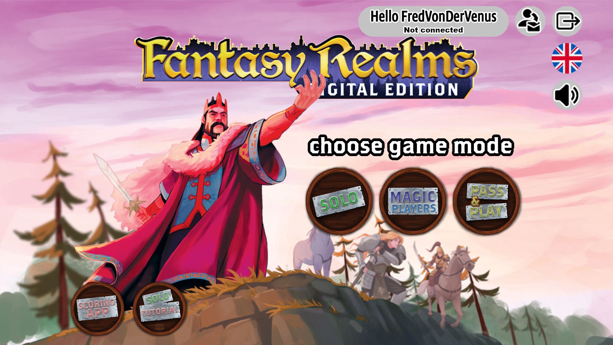 Скачать Fantasy Realms: Android Настольные игра на телефон и планшет.