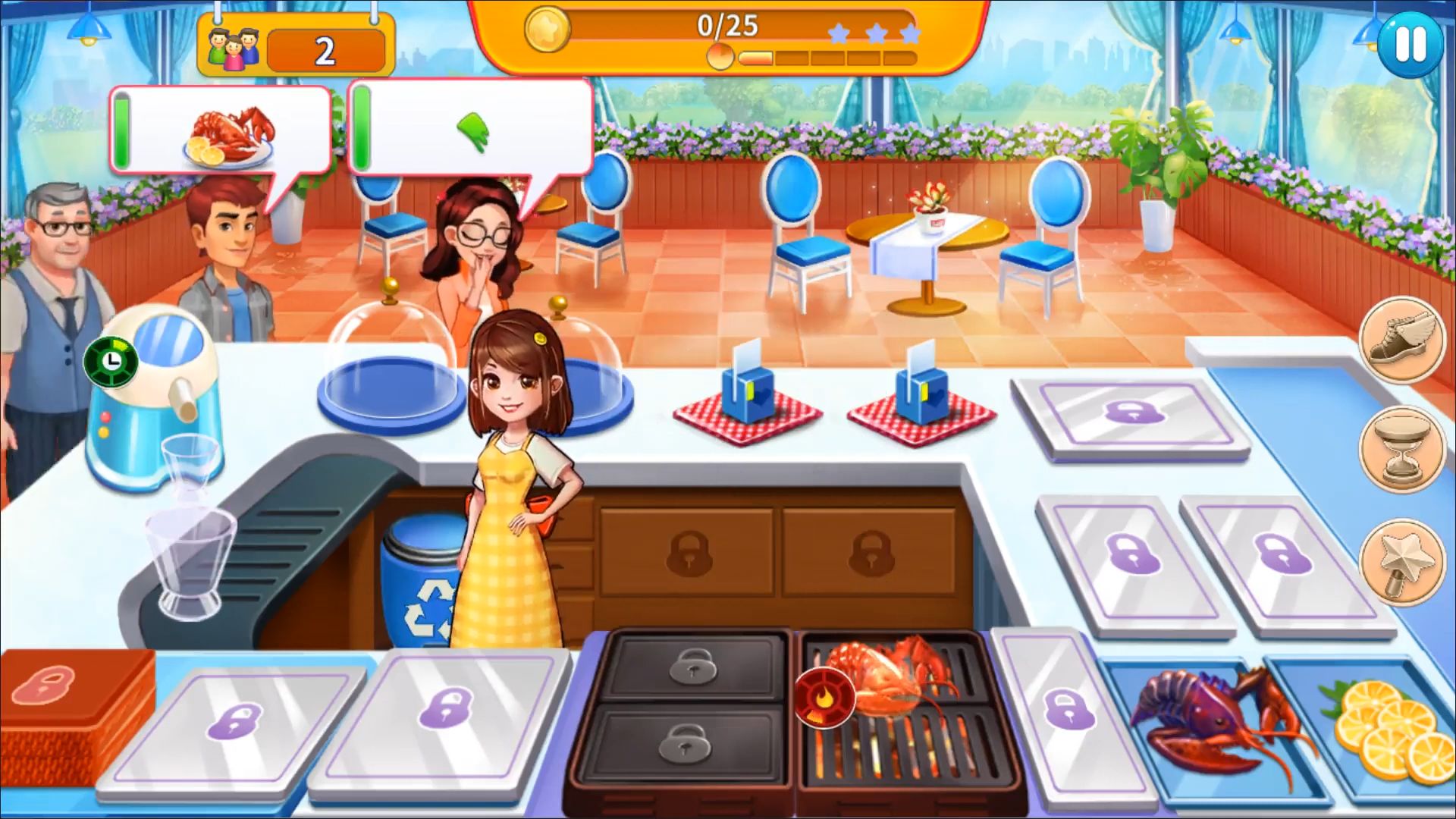 Скачать Food Tycoon Dash: Android Для детей игра на телефон и планшет.