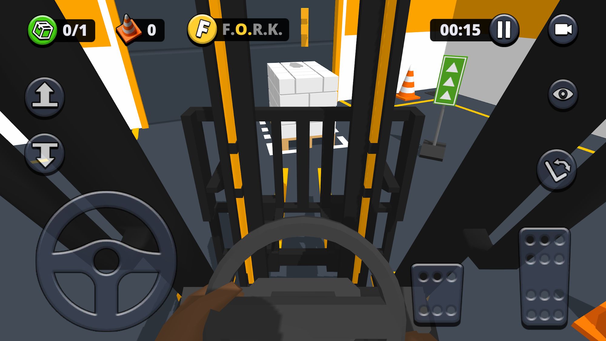 Скачать Forklift Extreme Simulator: Android Симуляторы игра на телефон и планшет.