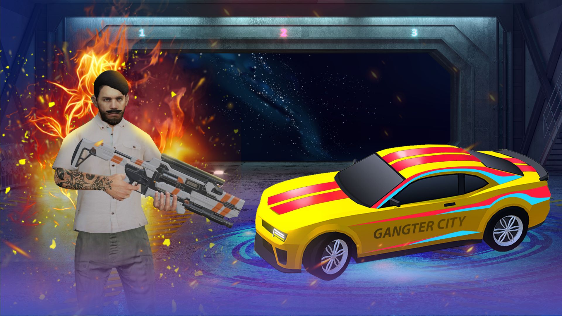 Скачать Gangster party: Gangland war: Android Похожие на GTA игра на телефон и планшет.