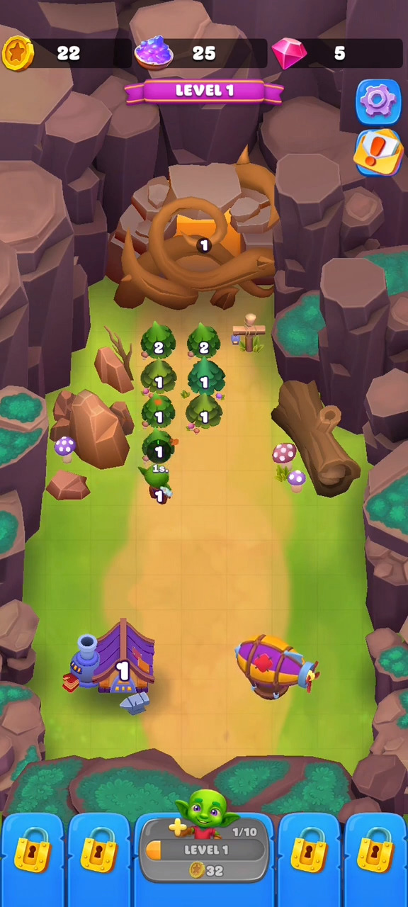 Скачать Goblins Wood: Tycoon Idle Game: Android Кликеры игра на телефон и планшет.