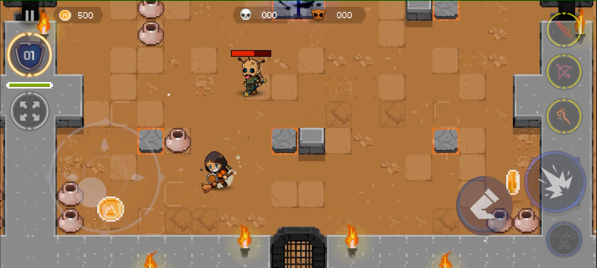 Скачать Guardian Knight: Android Пиксельные игра на телефон и планшет.