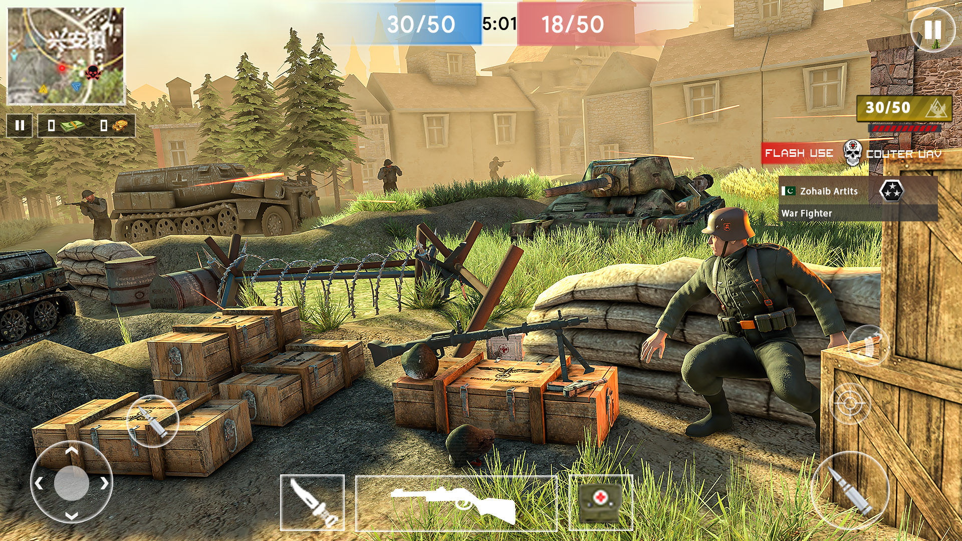 Скачать Gun Shooter Offline Game WW2:: Android Стрелялки игра на телефон и планшет.