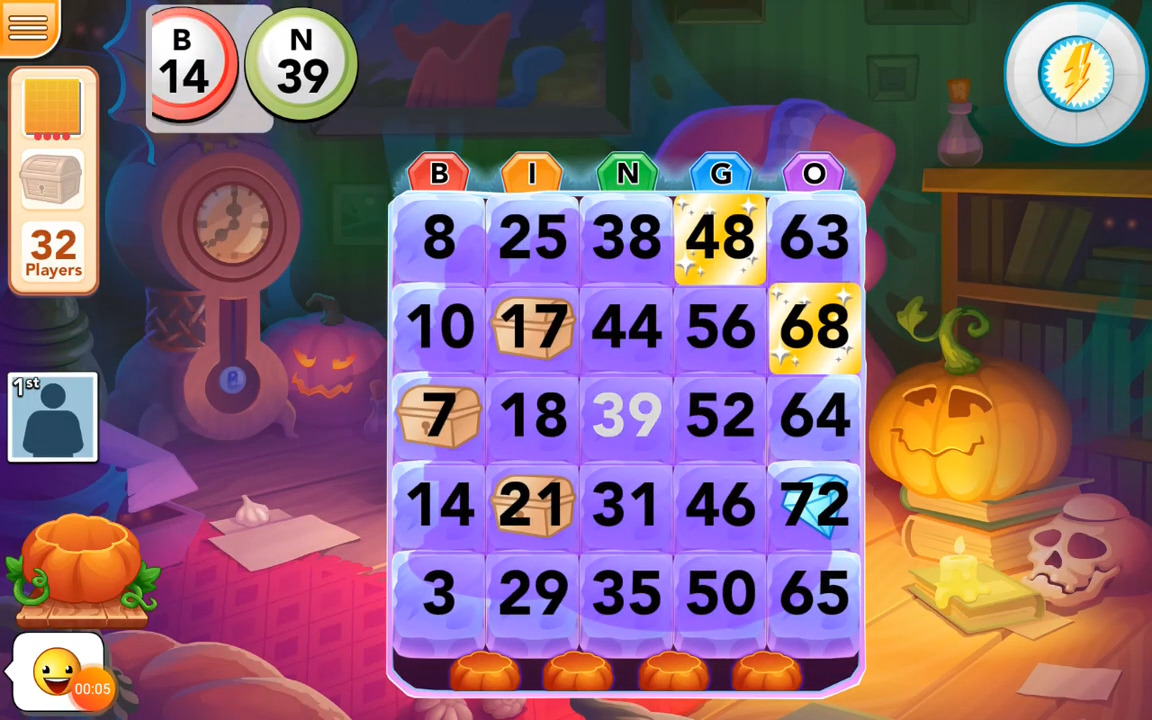 Скачать Halloween Bingo: Android Праздники игра на телефон и планшет.