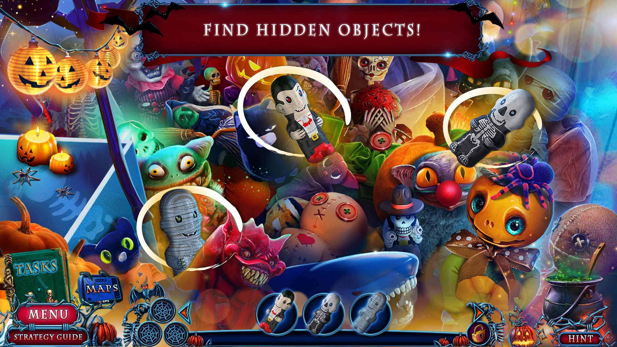 Скачать Halloween Chronicles: Family: Android Поиск предметов игра на телефон и планшет.