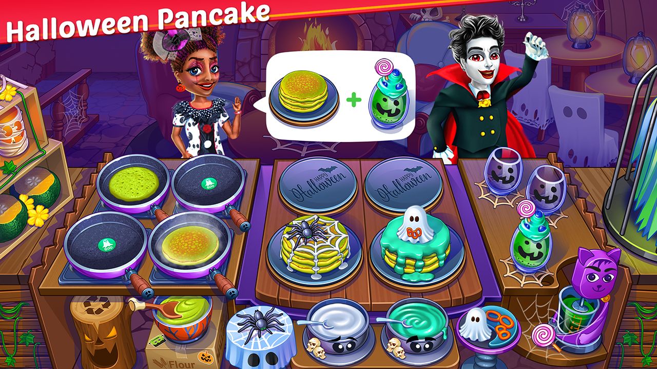 Скачать Halloween Cooking Games: Android Праздники игра на телефон и планшет.